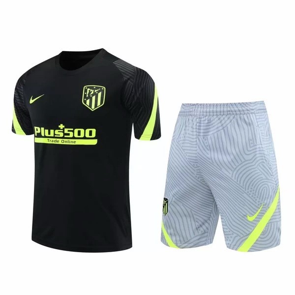 Entrenamiento Atletico Madrid Conjunto Completo 2020-21 Negro Gris